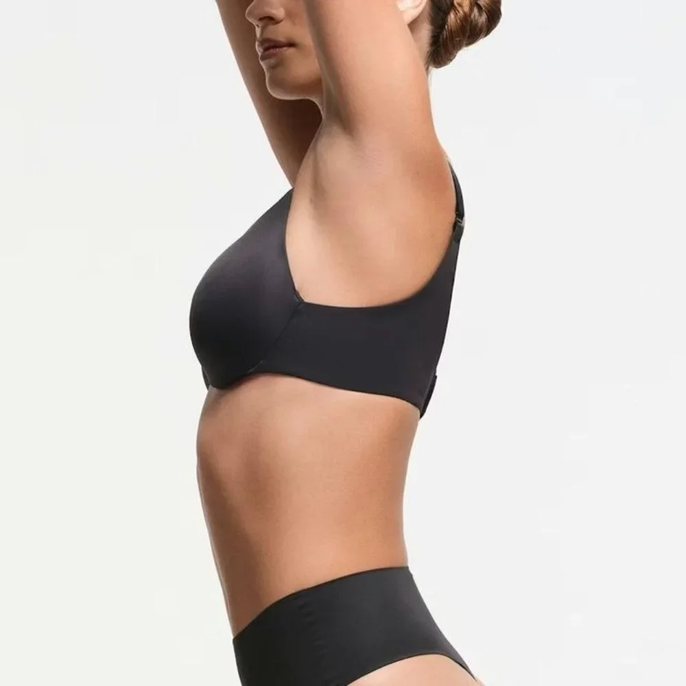 NWT SKIMS Smoothing Intimates Full Coverage Lightly Lined Bra in Onyx - 34C - Picture 6 of 9